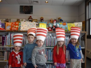 Kids in Dr. Seuss Hats