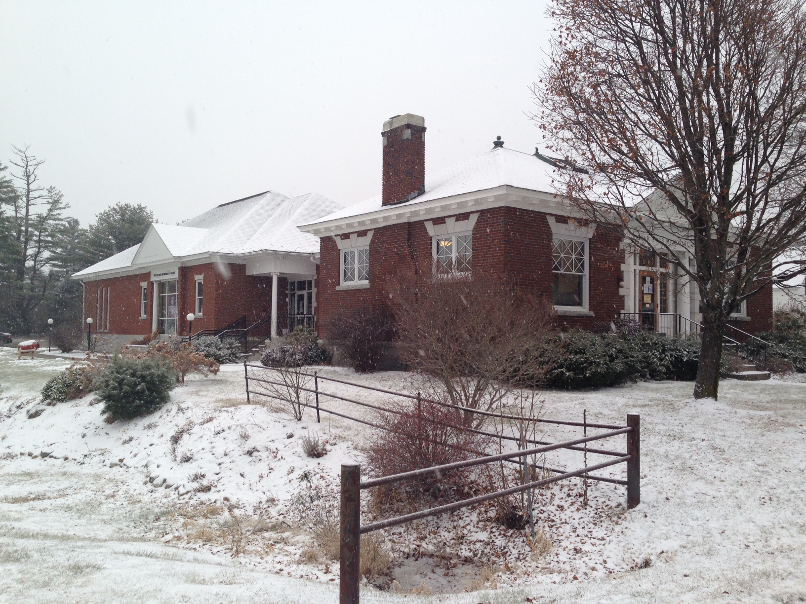 Library in Snow